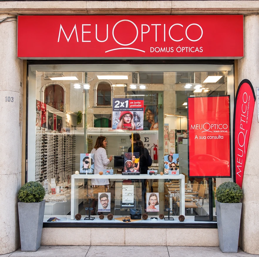 Storefront of Meuoptico Duque de Loulé
