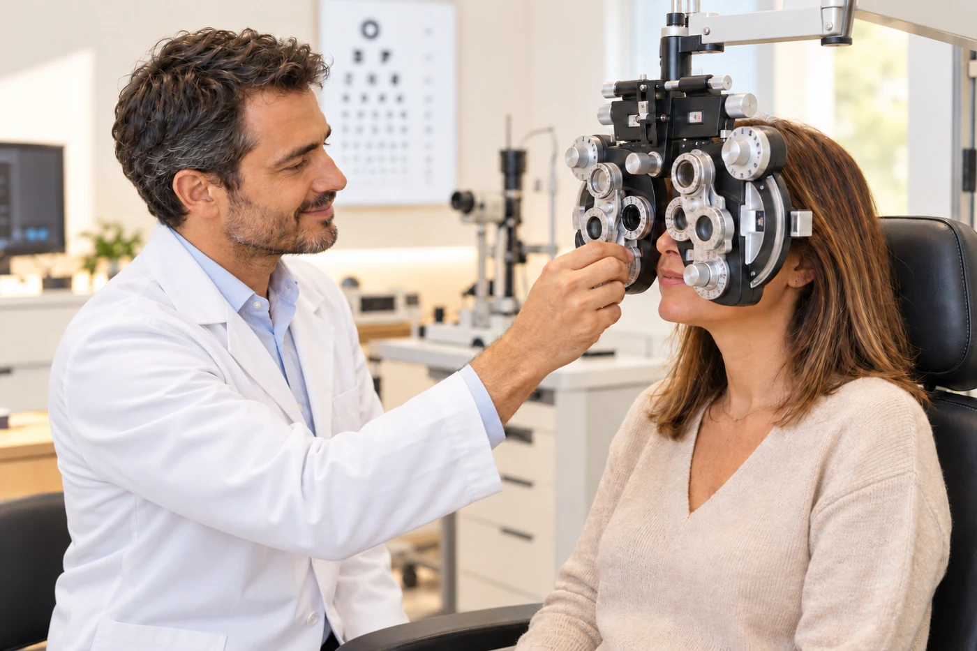 Illustrative image of eye exams